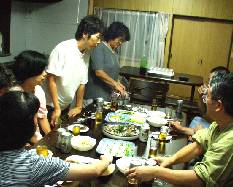 「茗荷村」の方々との懇親の集い